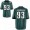 Men's Philadelphia Eagles #93 Timmy Jernigan Midnight Green Team Color Stitched NFL Nike Game Jersey