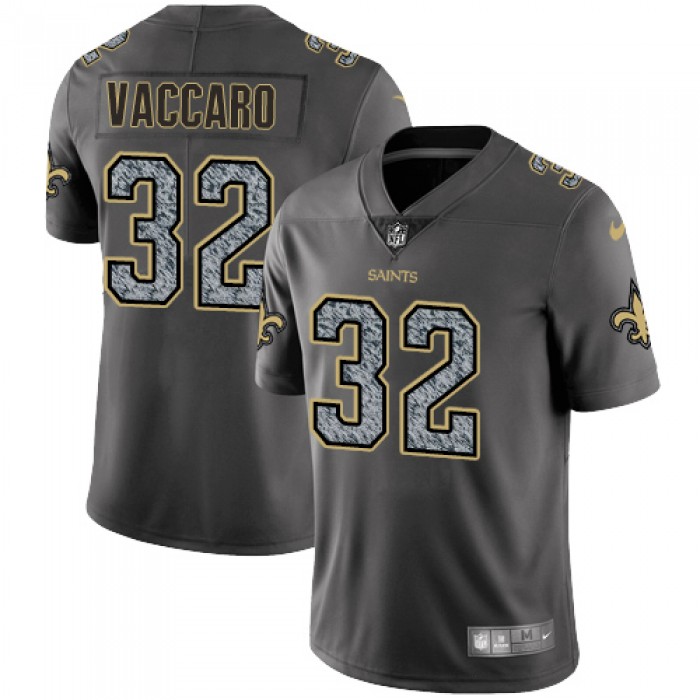 Nike New Orleans Saints #32 Kenny Vaccaro Gray Static Men's NFL Vapor Untouchable Game Jersey