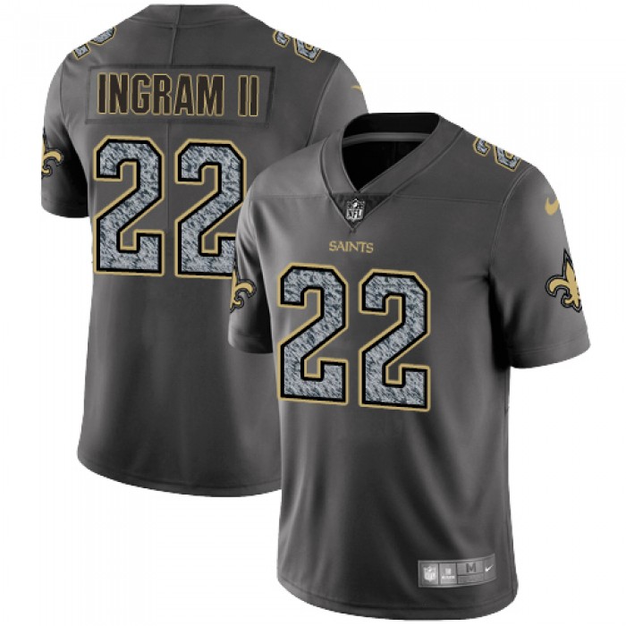 Nike New Orleans Saints #22 Mark Ingram II Gray Static Men's NFL Vapor Untouchable Game Jersey