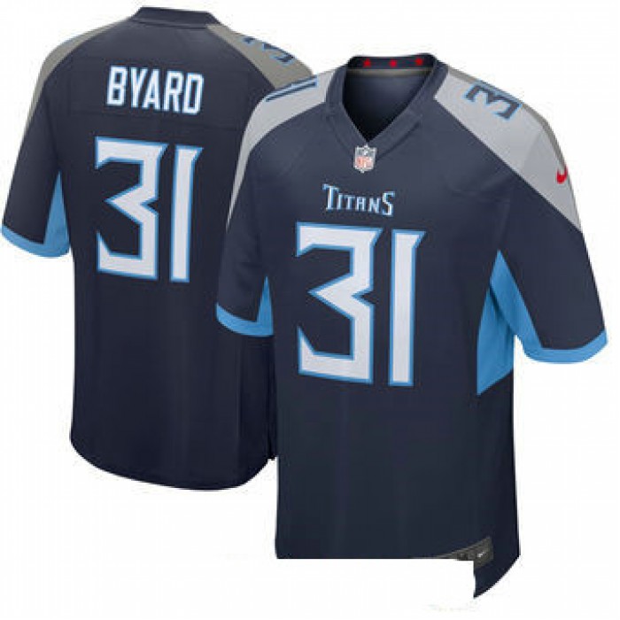 Men's Tennessee Titans #31 Kevin Byard Nike Navy New 2018 Game Jersey