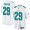 Men's Miami Dolphins #29 Arian Foster White Road Stitched NFL Nike Game Jersey