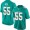 Men's Miami Dolphins #55 Koa Misi Green Team Color Stitched NFL Nike Game Jersey