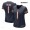 Women Nike Chicago Bears #1 Justin Fields Navy 2021 NFL Draft First Round Pick Game Jersey