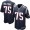Nike New England Patriots #75 Vince Wilfork Blue Game Jersey