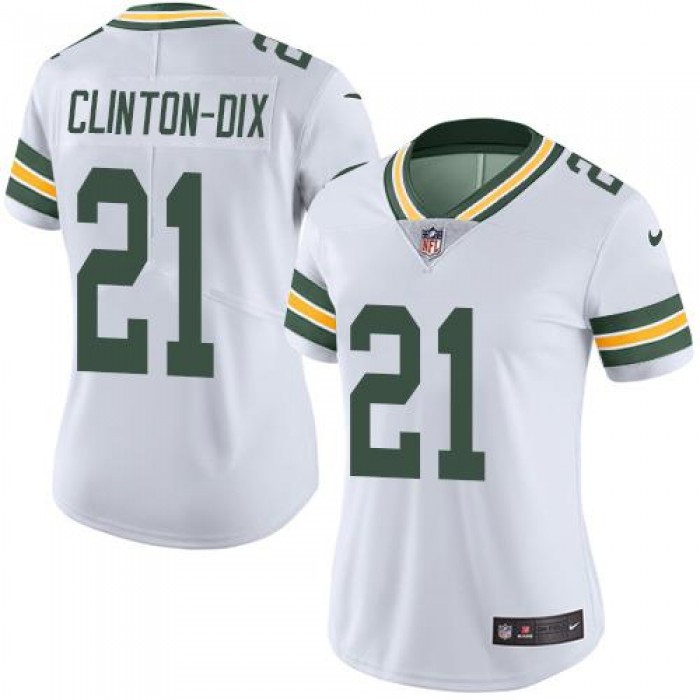Nike Packers #21 Ha Ha Clinton-Dix White Women's Stitched NFL Limited Rush Jersey