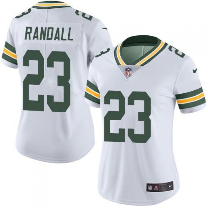Nike Packers #23 Damarious Randall White Women's Stitched NFL Limited Rush Jersey