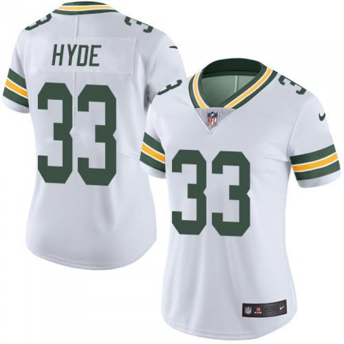 Nike Packers #33 Micah Hyde White Women's Stitched NFL Limited Rush Jersey