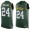 Men's Green Bay Packers #24 Quinten Rollins Green Hot Pressing Player Name & Number Nike NFL Tank Top Jersey