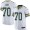 Men's Green Bay Packers #70 T.J. Lang White 2016 Color Rush Stitched NFL Nike Limited Jersey