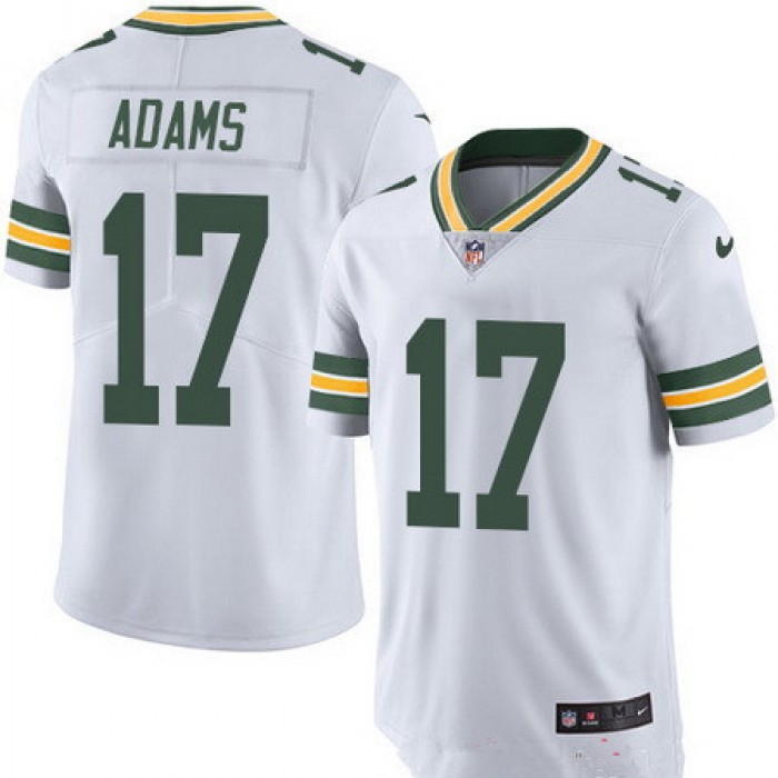 Men's Green Bay Packers #17 Davante Adams White 2016 Color Rush Stitched NFL Nike Limited Jersey