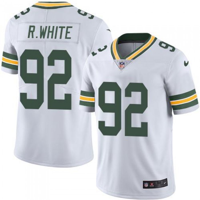 Nike Green Bay Packers #92 Reggie White White Men's Stitched NFL Vapor Untouchable Limited Jersey