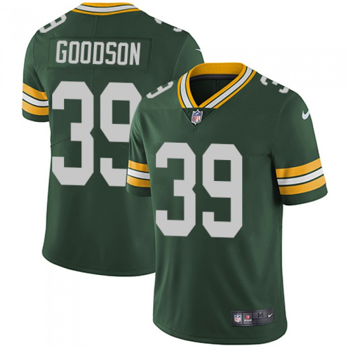 Nike Green Bay Packers #39 Demetri Goodson Green Team Color Men's Stitched NFL Vapor Untouchable Limited Jersey
