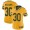 Women's Nike Packers #30 Jamaal Williams Yellow Stitched NFL Limited Rush Jersey