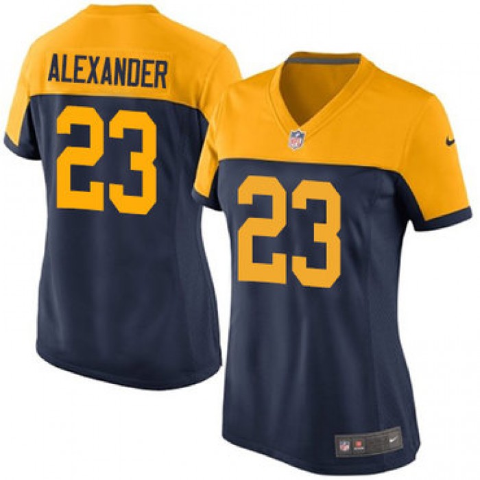 Nike Packers #23 Jaire Alexander Navy Blue Alternate Women's Stitched NFL New Limited Jersey