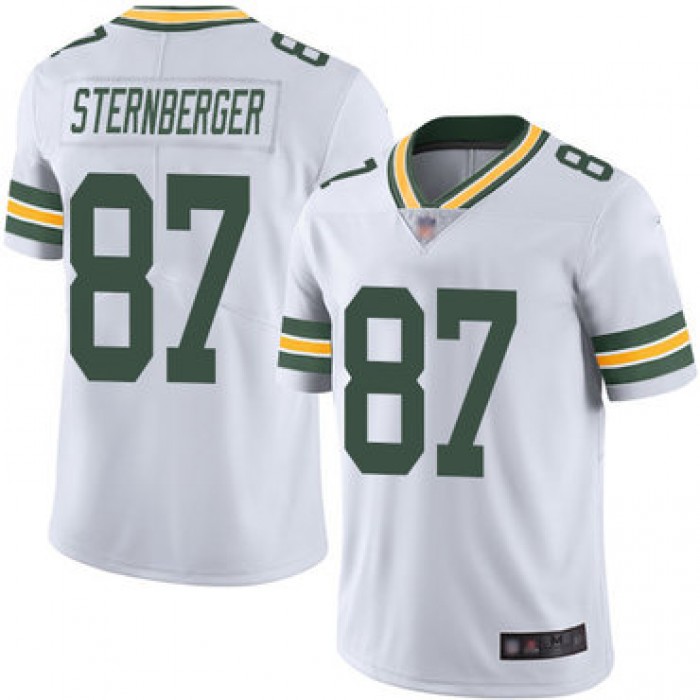 Packers #87 Jace Sternberger White Men's Stitched Football Vapor Untouchable Limited Jersey