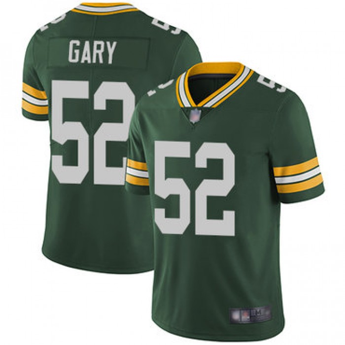 Packers #52 Rashan Gary Green Team Color Men's Stitched Football Vapor Untouchable Limited Jersey