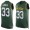 Aaron Jones Men's Green Limited Jersey #33 Football Green Bay Packers Player Name & Number Tank Top