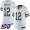 Packers #12 Aaron Rodgers White Men's Stitched Football 100th Season Vapor Limited Jersey