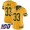 Nike Packers #33 Aaron Jones Yellow Women's Stitched NFL Limited Rush 100th Season Jersey