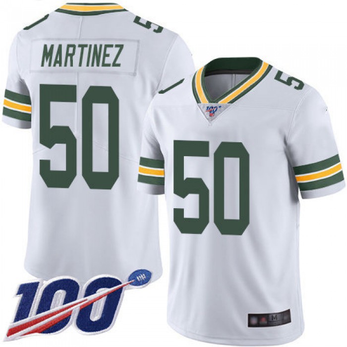 Nike Packers #50 Blake Martinez White Men's Stitched NFL 100th Season Vapor Limited Jersey