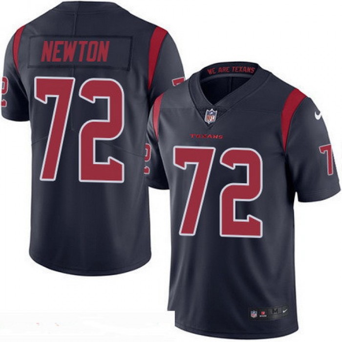 Men's Houston Texans #72 Derek Newton Navy Blue 2016 Color Rush Stitched NFL Nike Limited Jersey