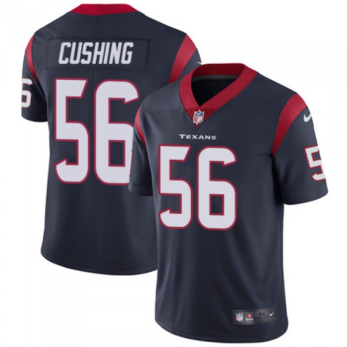 Nike Houston Texans #56 Brian Cushing Navy Blue Team Color Men's Stitched NFL Vapor Untouchable Limited Jersey