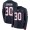 Nike Texans #30 Kevin Johnson Navy Blue Team Color Men's Stitched NFL Limited Therma Long Sleeve Jersey