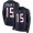 Nike Texans #15 Will Fuller V Navy Blue Team Color Men's Stitched NFL Limited Therma Long Sleeve Jersey