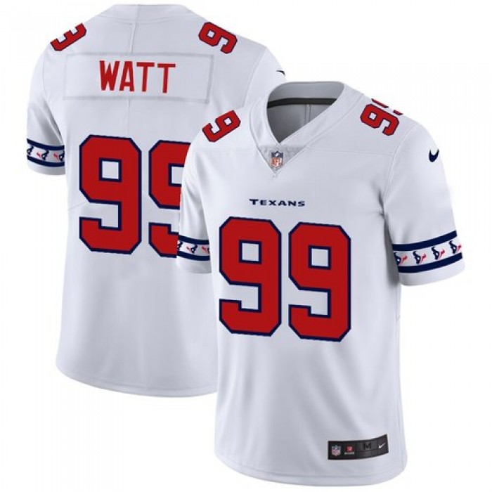 Houston Texans #99 J.J. Watt Nike White Team Logo Vapor Limited NFL Jersey