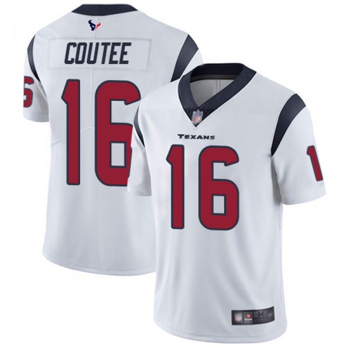 Texans #16 Keke Coutee White Men's Stitched Football Vapor Untouchable Limited Jersey
