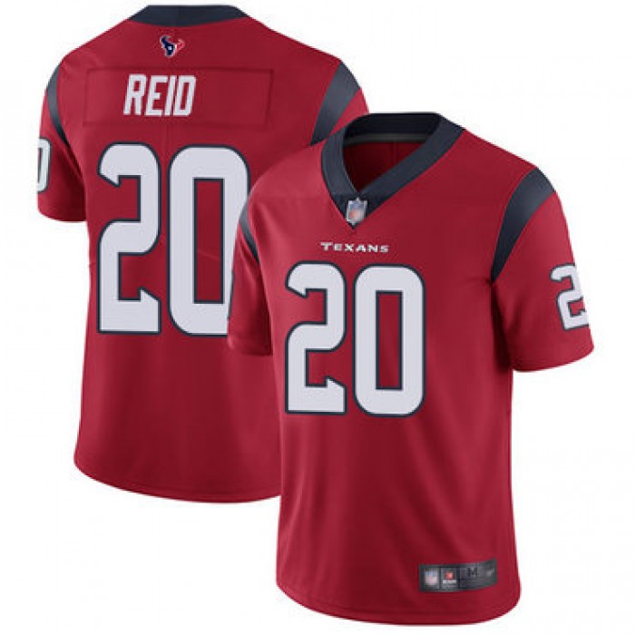 Texans #20 Justin Reid Red Alternate Men's Stitched Football Vapor Untouchable Limited Jersey