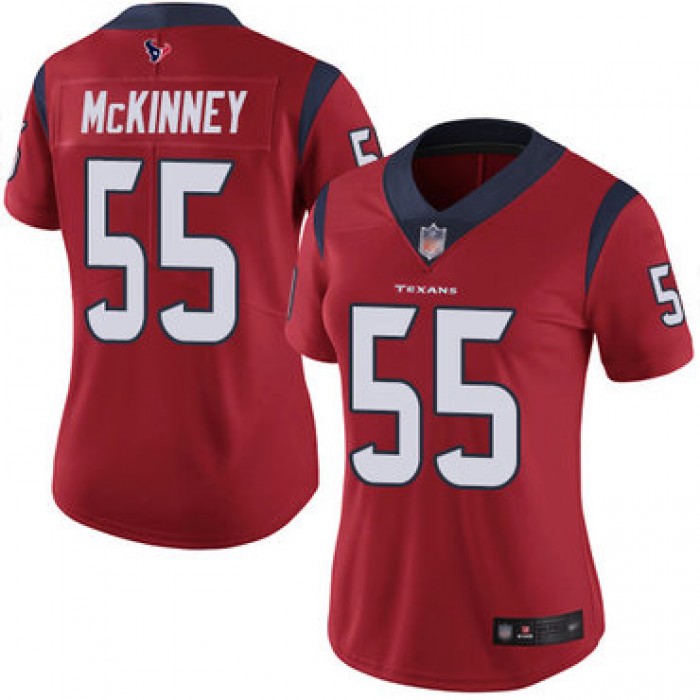 Texans #55 Benardrick McKinney Red Alternate Women's Stitched Football Vapor Untouchable Limited Jersey