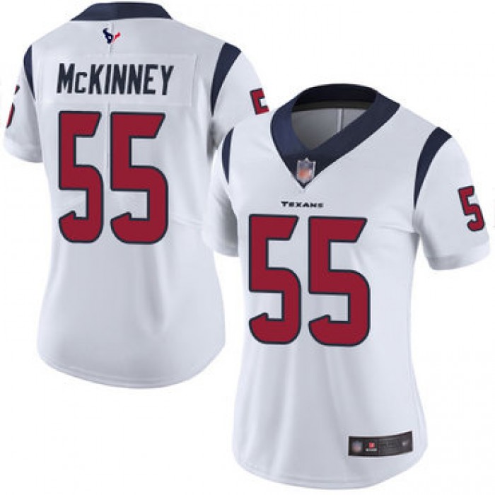 Texans #55 Benardrick McKinney White Women's Stitched Football Vapor Untouchable Limited Jersey