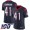 Nike Texans #41 Zach Cunningham Navy Blue Team Color Men's Stitched NFL 100th Season Vapor Limited Jersey