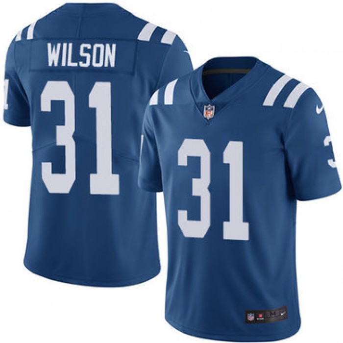 Nike Indianapolis Colts #31 Quincy Wilson Royal Blue Team Color Men's Stitched NFL Vapor Untouchable Limited Jersey