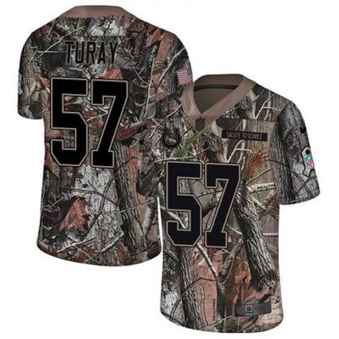Nike Colts #57 Kemoko Turay Camo Men's Stitched NFL Limited Rush Realtree Jersey