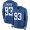 Nike Colts #93 Jabaal Sheard Royal Blue Team Color Men's Stitched NFL Limited Therma Long Sleeve Jersey