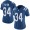 Colts #34 Rock Ya-Sin Royal Blue Team Color Women's Stitched Football Vapor Untouchable Limited Jersey