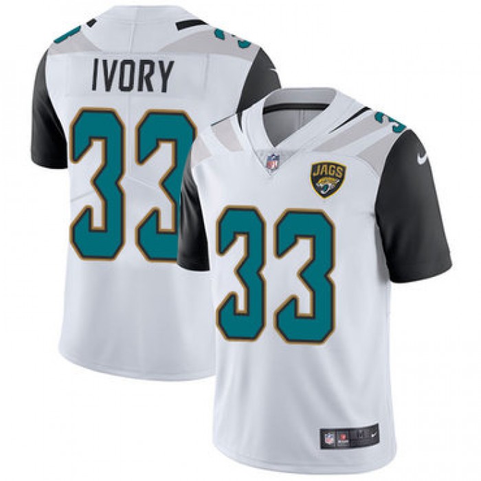 Nike Jacksonville Jaguars #33 Chris Ivory White Men's Stitched NFL Vapor Untouchable Limited Jersey