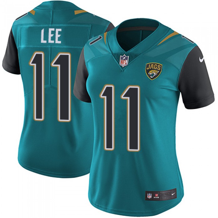 Women's Nike Jacksonville Jaguars #11 Marqise Lee Teal Green Team Color Stitched NFL Vapor Untouchable Limited Jersey