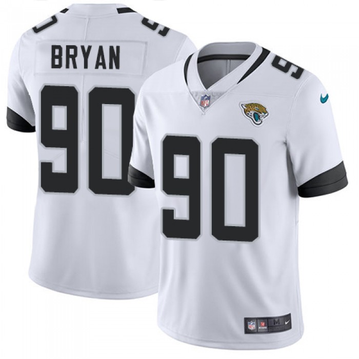 Nike Jacksonville Jaguars #90 Taven Bryan White Men's Stitched NFL Vapor Untouchable Limited Jersey