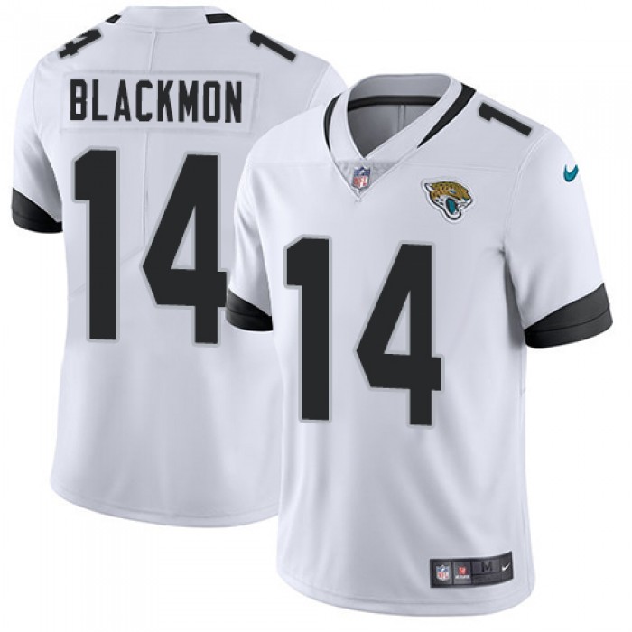 Nike Jacksonville Jaguars #14 Justin Blackmon White Men's Stitched NFL Vapor Untouchable Limited Jersey