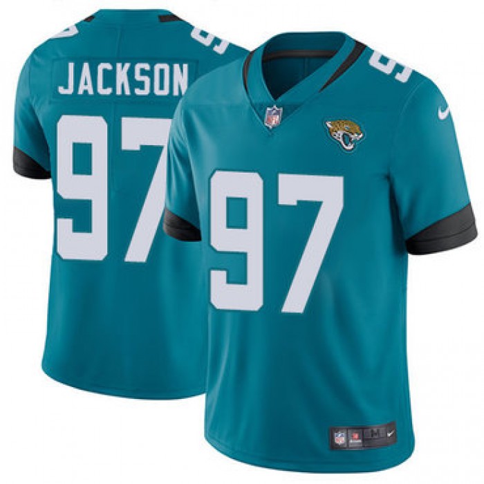 Nike Jacksonville Jaguars #97 Malik Jackson Teal Green Team Color Men's Stitched NFL Vapor Untouchable Limited Jersey