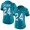 Nike Jacksonville Jaguars #24 T.J. Yeldon Teal Green Team Color Women's Stitched NFL Vapor Untouchable Limited Jersey