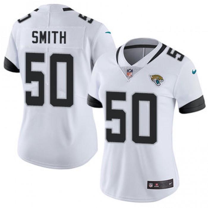 Nike Jacksonville Jaguars #50 Telvin Smith White Women's Stitched NFL Vapor Untouchable Limited Jersey