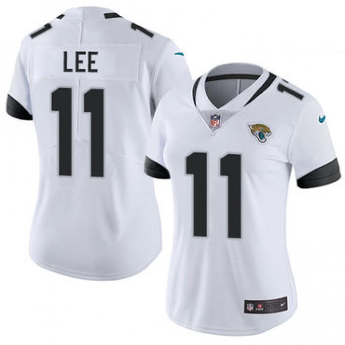 Nike Jacksonville Jaguars #11 Marqise Lee White Women's Stitched NFL Vapor Untouchable Limited Jersey