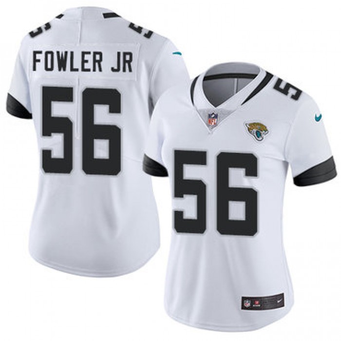 Nike Jacksonville Jaguars #56 Dante Fowler Jr White Women's Stitched NFL Vapor Untouchable Limited Jersey