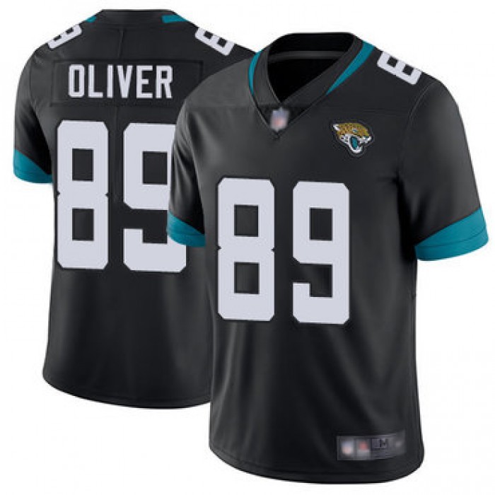 Jaguars #89 Josh Oliver Black Team Color Men's Stitched Football Vapor Untouchable Limited Jersey
