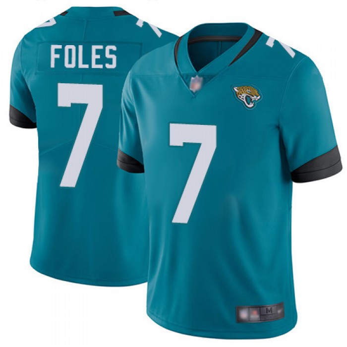 Jaguars #7 Nick Foles Teal Green Alternate Youth Stitched Football Vapor Untouchable Limited Jersey