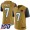 Jaguars #7 Nick Foles Gold Men's Stitched Football Limited Rush 100th Season Jersey
